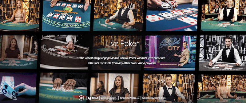 Live Poker Evolution Casino